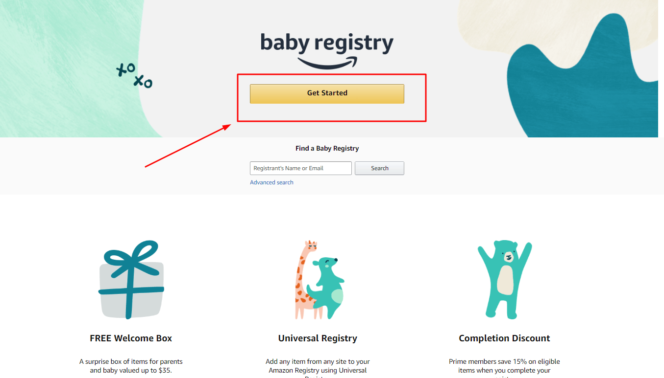 Amazon baby registry